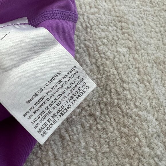 Nike Pro Combat Dri Fit V Neck Tank Top S Purple - Picture 8 of 8